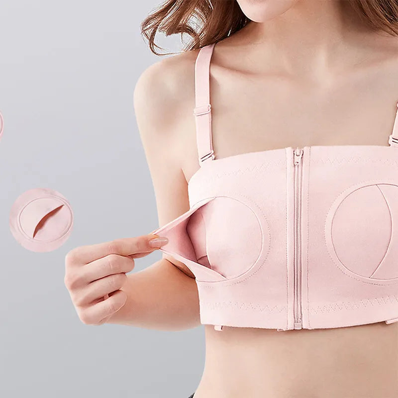 Hands-Free Breast Pump Bra Adjustable Nursing Pumping Bras for Women  Breastfeeding Underwear